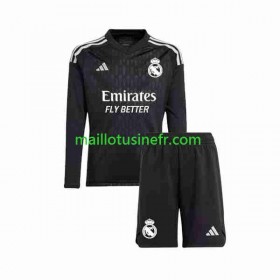 Maillot de Foot Real Madrid Extérieur Gardien 2023-24 Manches Longues - Enfant